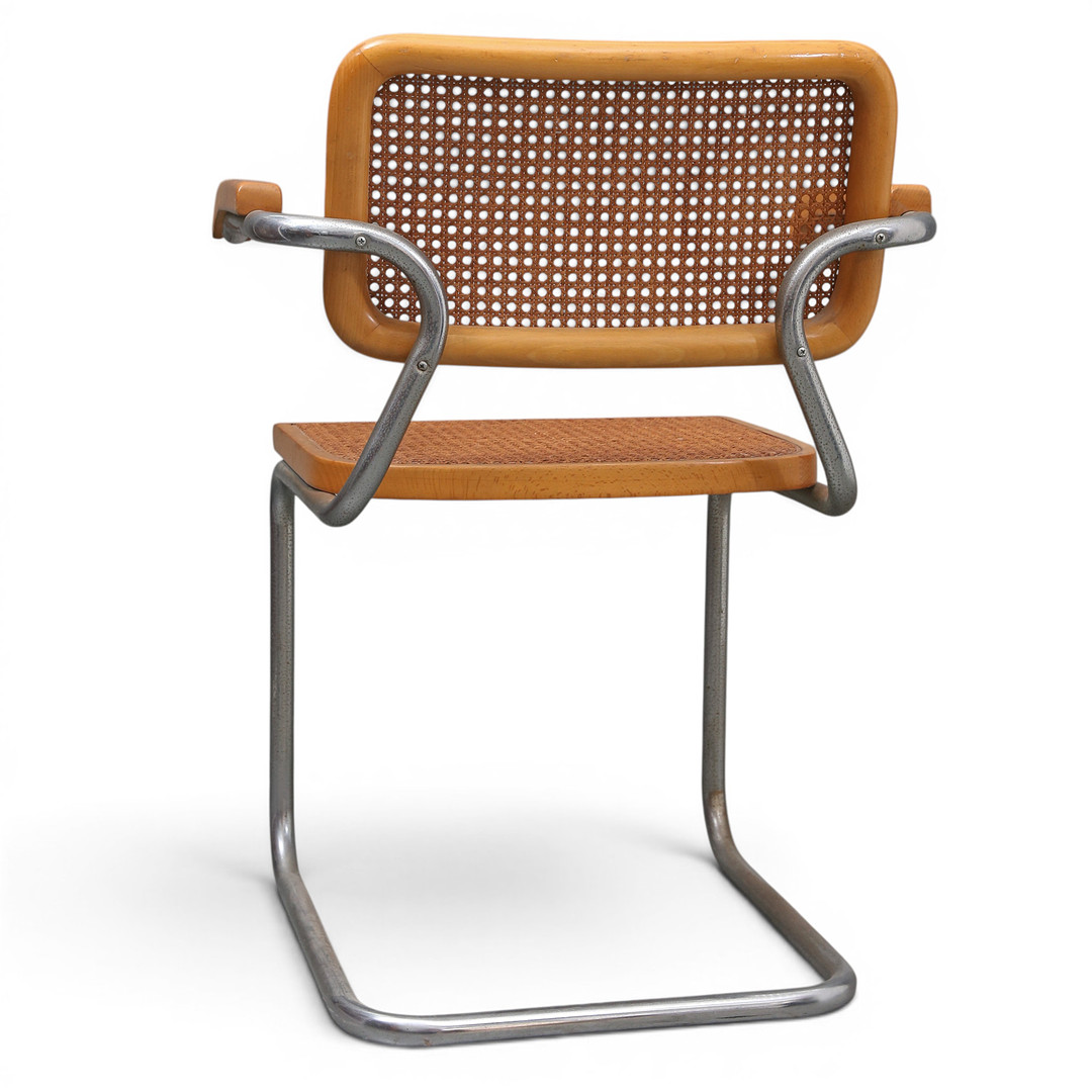 AFTER MARCEL BREUER. Pair of “Cesca” chairs.