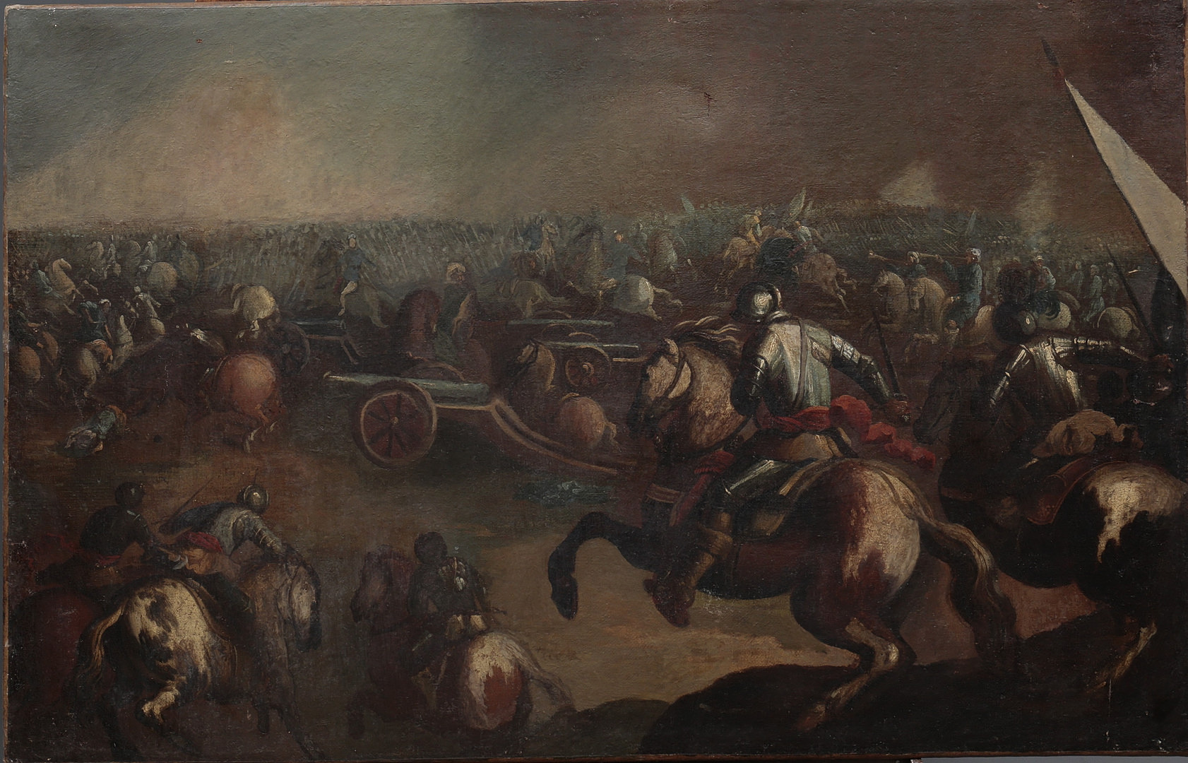 ITALIAN SCHOOL, 17TH CENTURY. Battle.