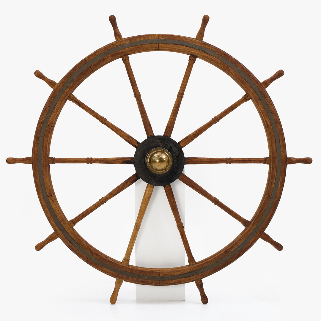 STOR FARTYGSRATT, 1900-tal, diameter 182 cm.
