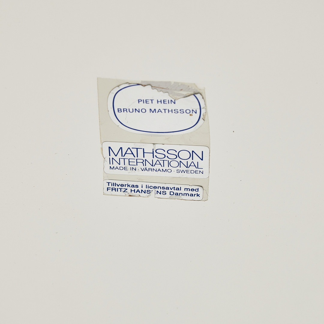 BRUNO MATHSSON och PIET HEIN. Matbord Superellips, Mathsson international.