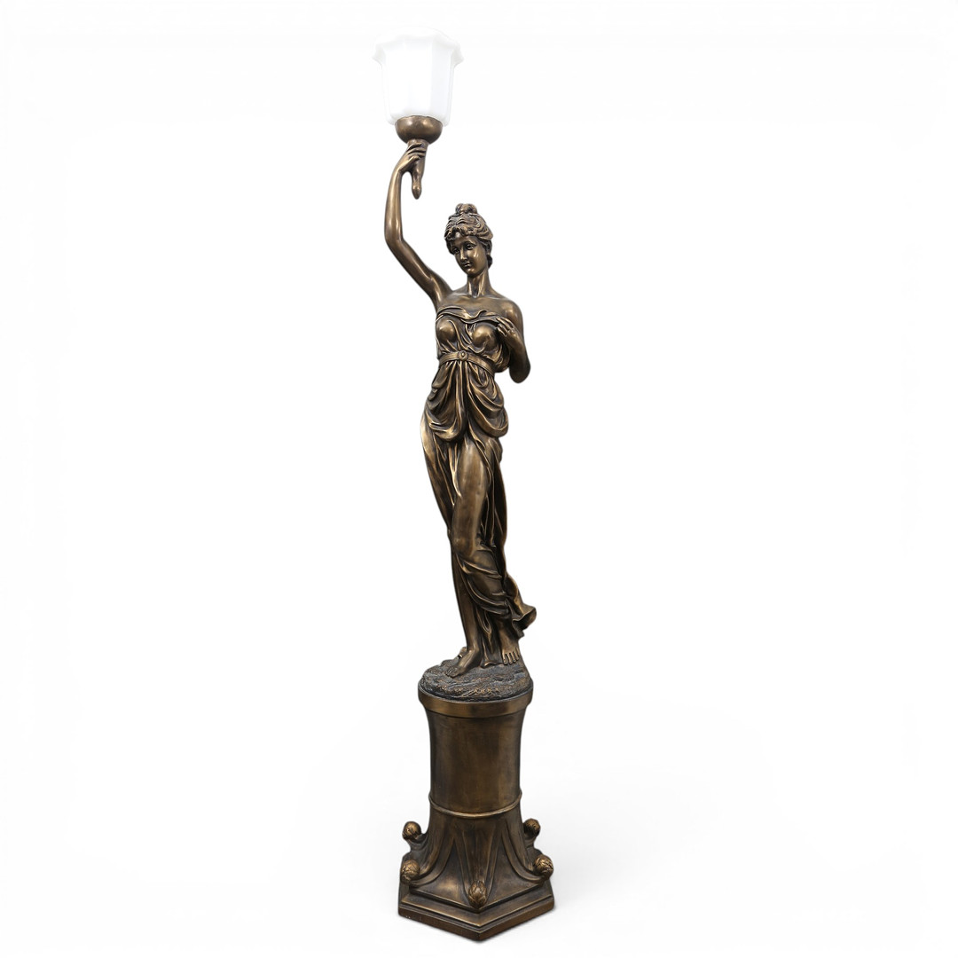 Floor lamp sculpture, 20th Century.