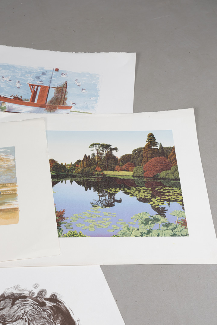 A COLLECTION OF CURWEN PRESS LITHOGRAPHS (QTY).