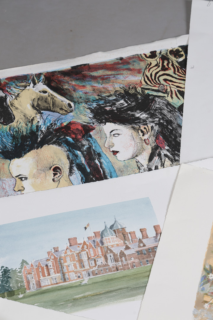 A COLLECTION OF CURWEN PRESS LITHOGRAPHS (QTY).