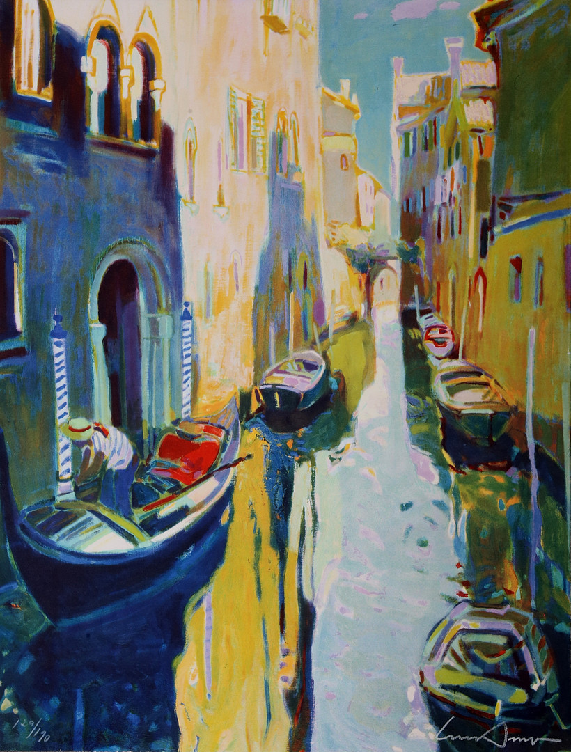LLUÍS AMER. View of Venice.