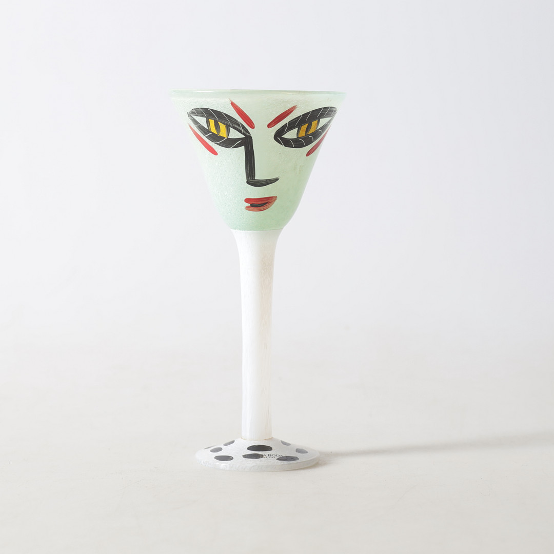 ULRICA HYDMAN-VALLIEN. pokalglas, glas, "Open Minds", Kosta Boda, signerat.