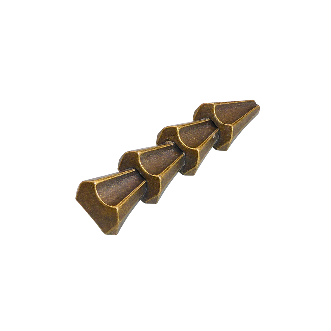 BROSCHE IN ABSTRAKTEM, MODERNISTISCHEM DESIGN, MODESCHMUCK.