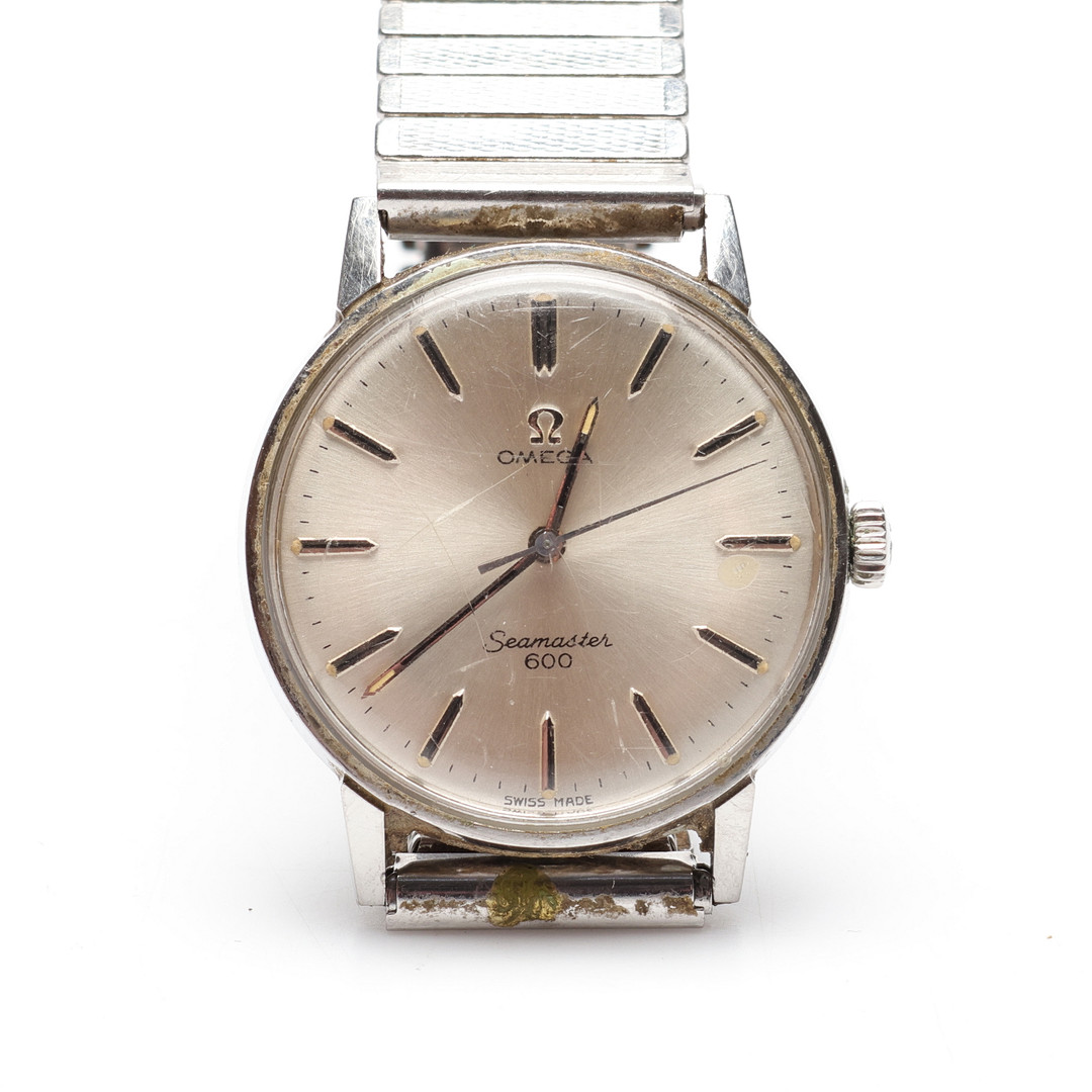 HERRARMBANDSUR, stål, manuell, Omega Seamaster 600.