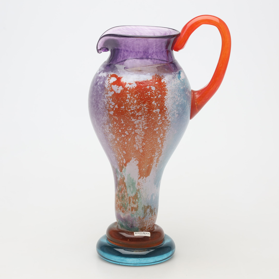 KJELL ENGMAN. KANNA, "Cancan", glas, osignerad, Kosta Boda.