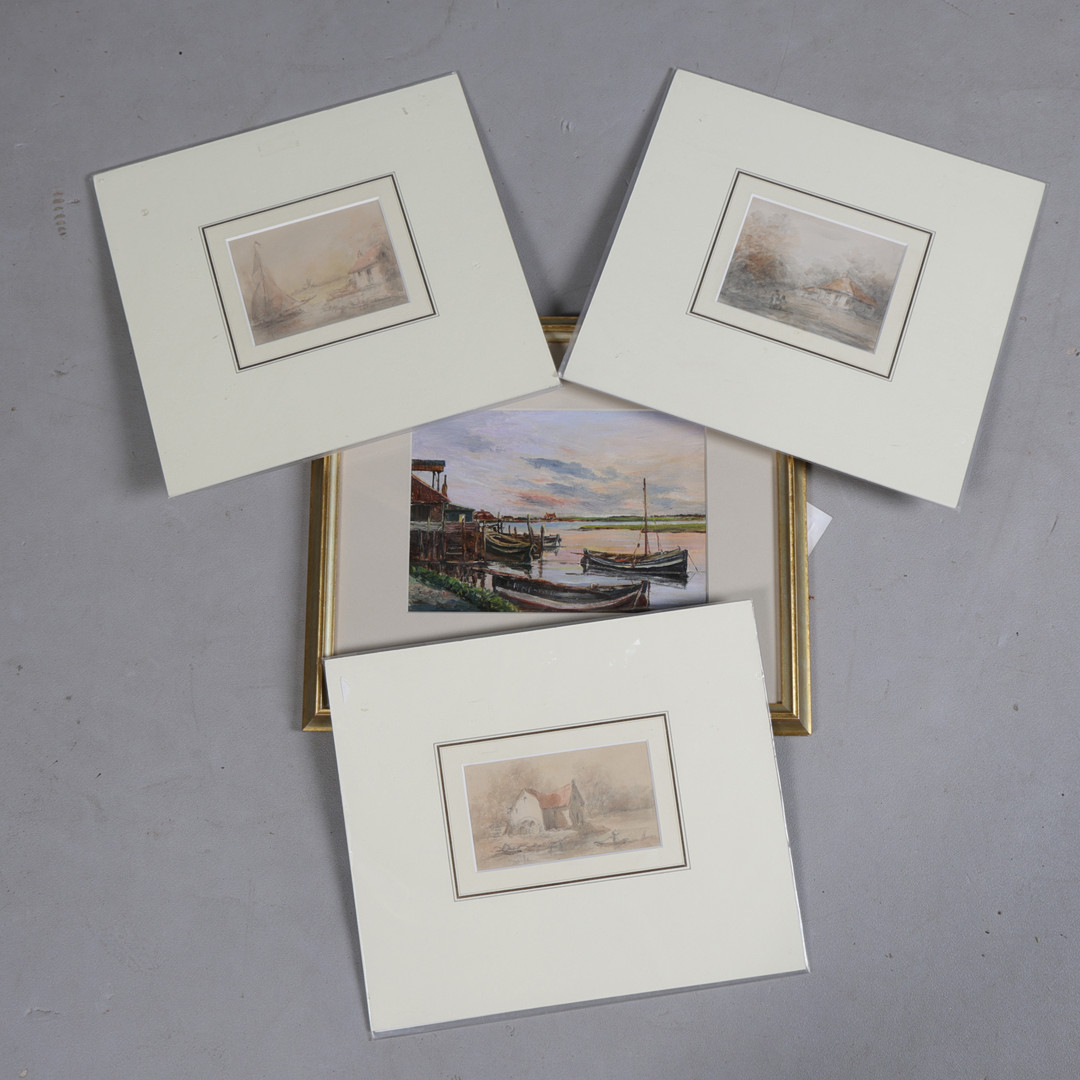 FOUR PAINTINGS (4).