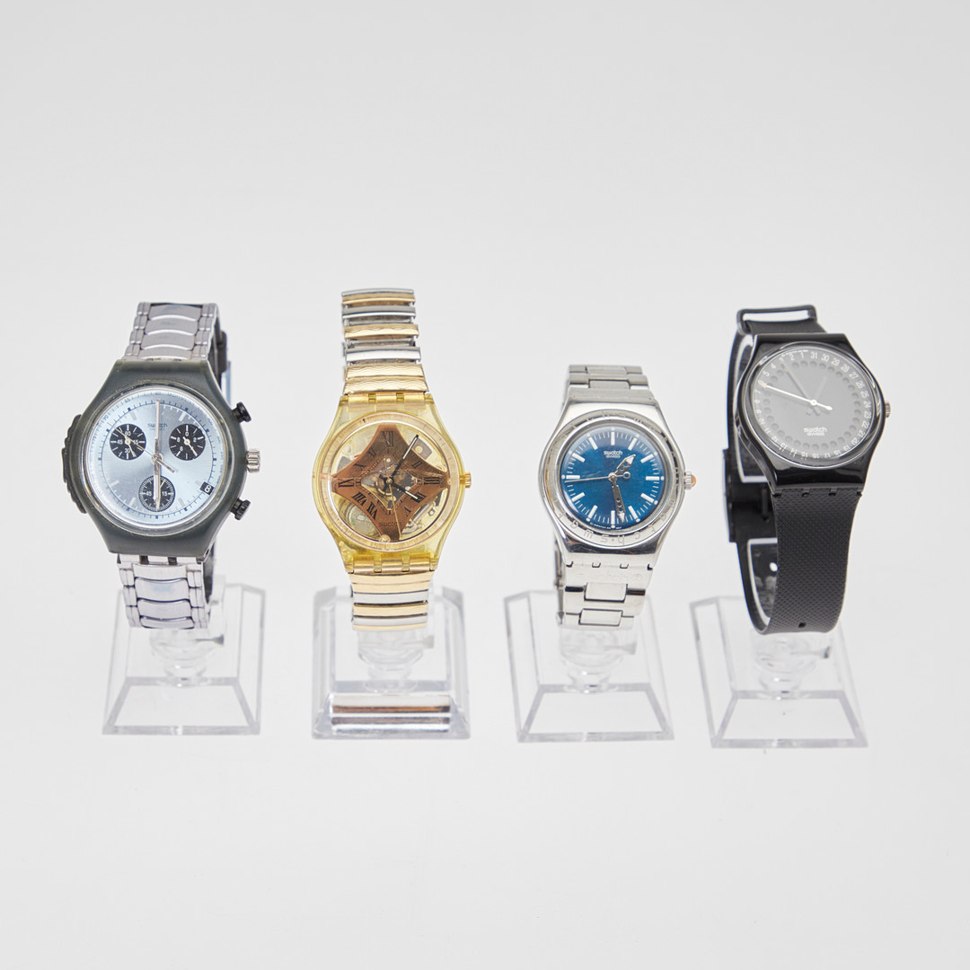 SWATCH, Konvolut Armbanduhren, 1980/1990er Jahre, Schweiz. (4).