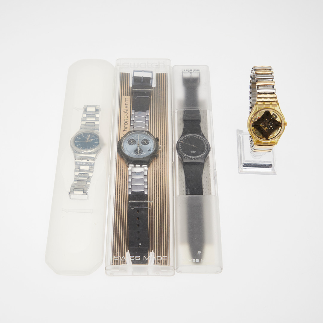 SWATCH, Konvolut Armbanduhren, 1980/1990er Jahre, Schweiz. (4).