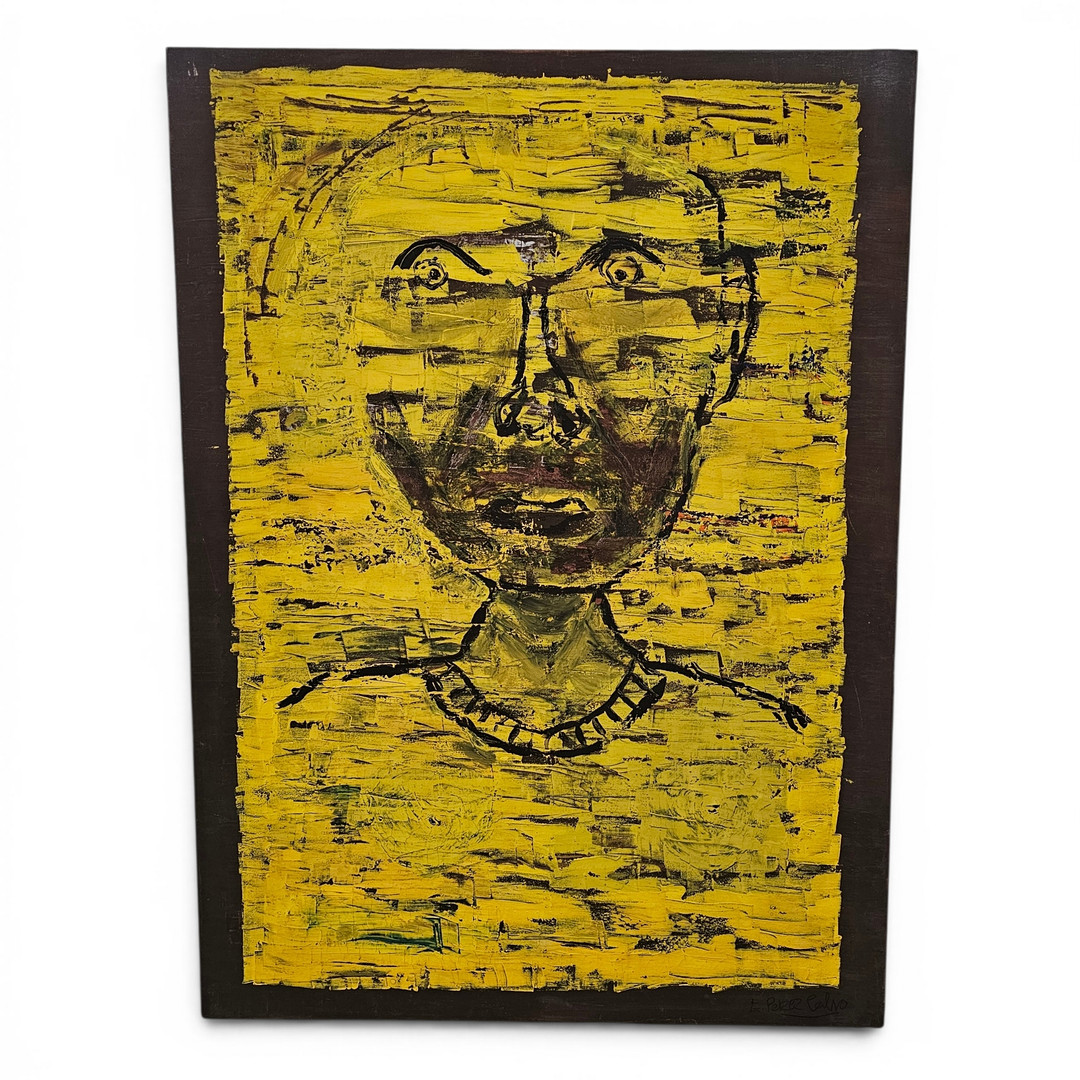 ESPERANZA PÉREZ CALVO. Técnica mixta sobre lienzo."Humanidad 3".