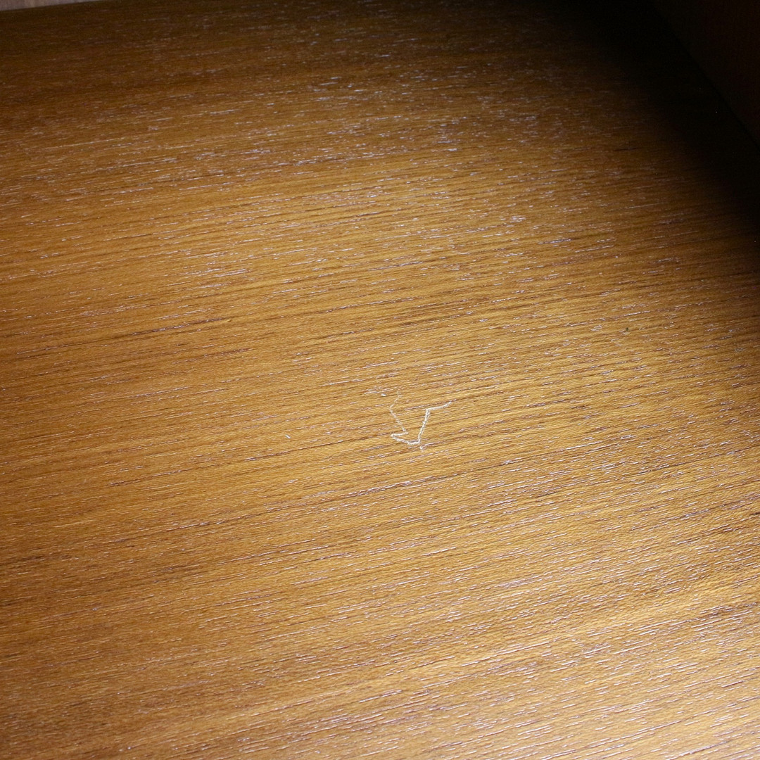 Vitrinenschrank/Bücherschrank der 1970er, Teak, Dänemark.