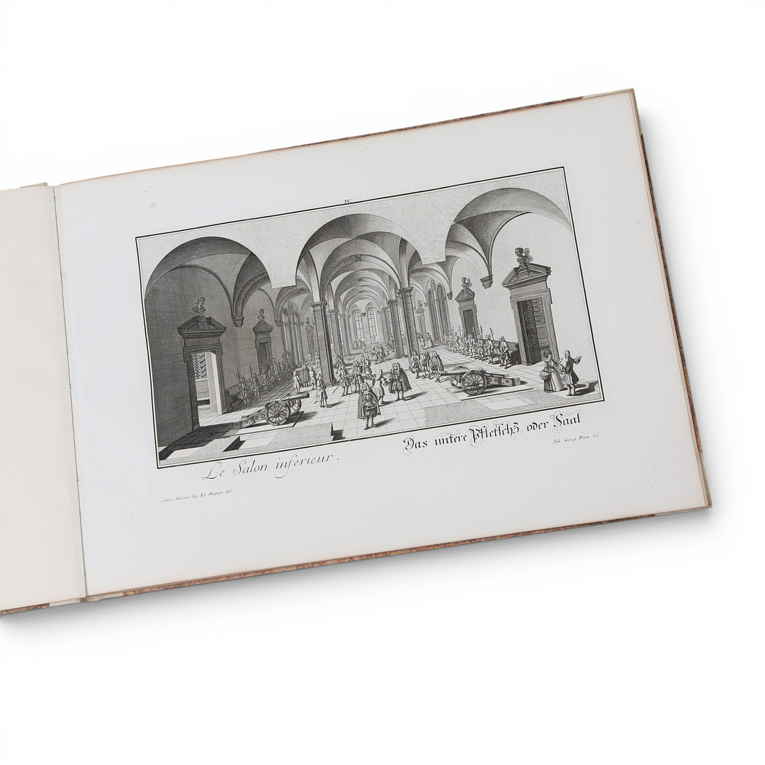 SALOMON KLEINER AND JOHANN GEORG PINTZ. "Das prachtige Rath Haus der Stadt Augsburg / L'Hotel superbe de la ville d'Augsbourg".