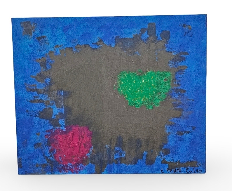 ESPERANZA PÉREZ CALVO. Técnica mixta sobre lienzo. "Amistad".