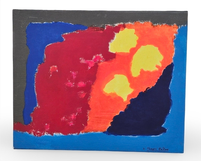 ESPERANZA PÉREZ CALVO. Técnica mixta. "Variaciones".