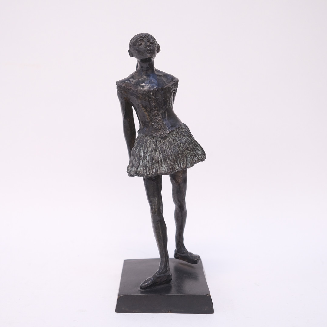 SKULPTUR EFTER EDGAR DEGAS, BALETTDANSÖS.