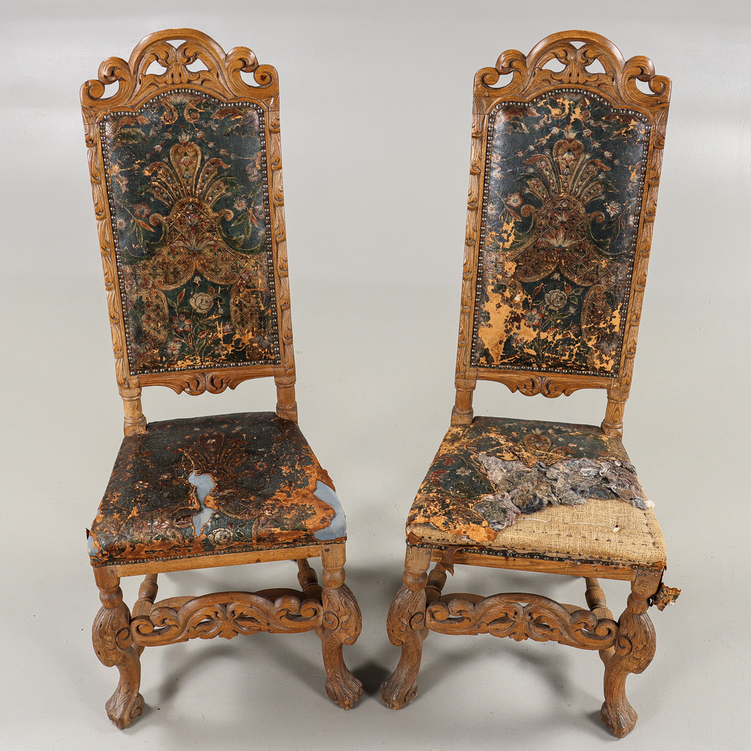 STOLAR, Barockstil, ek, 1700/1800-tal.