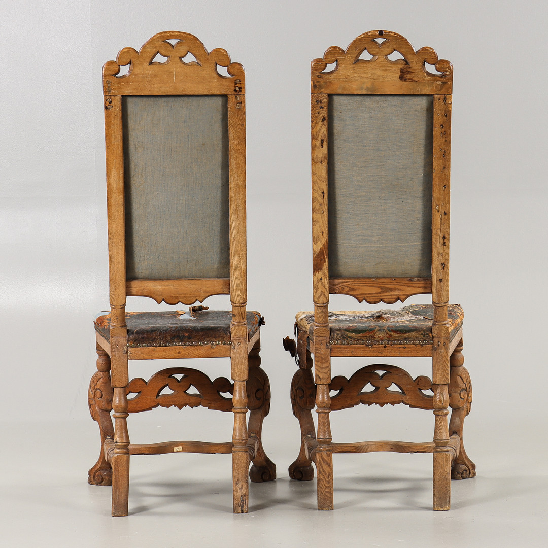 STOLAR, Barockstil, ek, 1700/1800-tal.
