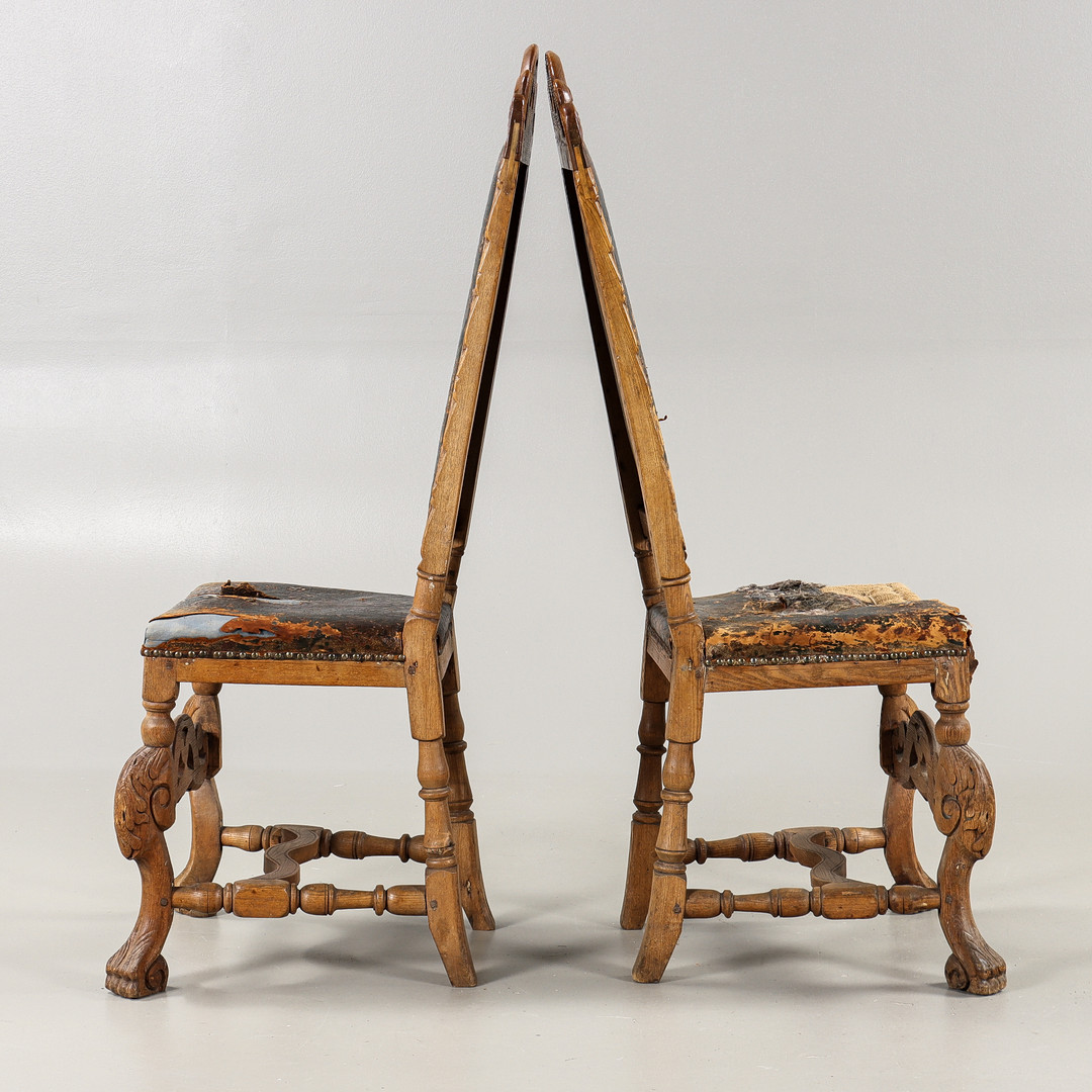 STOLAR, Barockstil, ek, 1700/1800-tal.