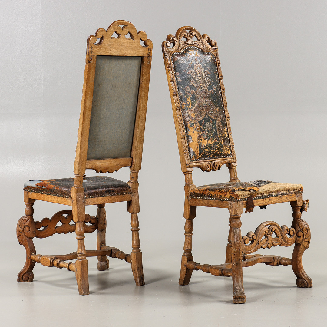 STOLAR, Barockstil, ek, 1700/1800-tal.