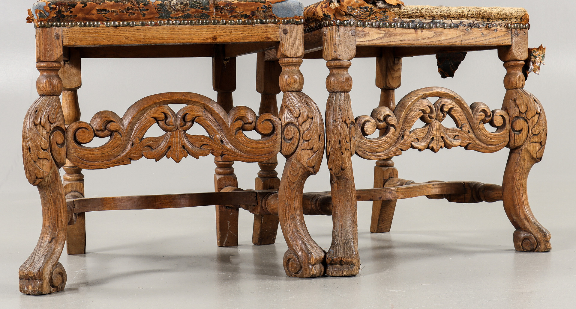 STOLAR, Barockstil, ek, 1700/1800-tal.