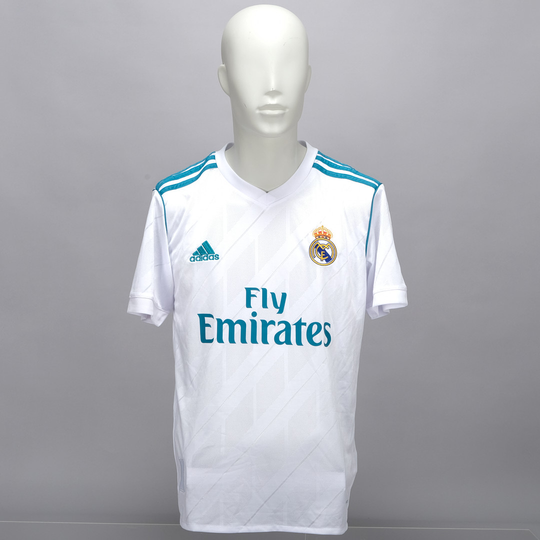 CRISTIANO RONALDO. Fotbollströja, Real Madrid, Spelarnummer 7, Signerad.