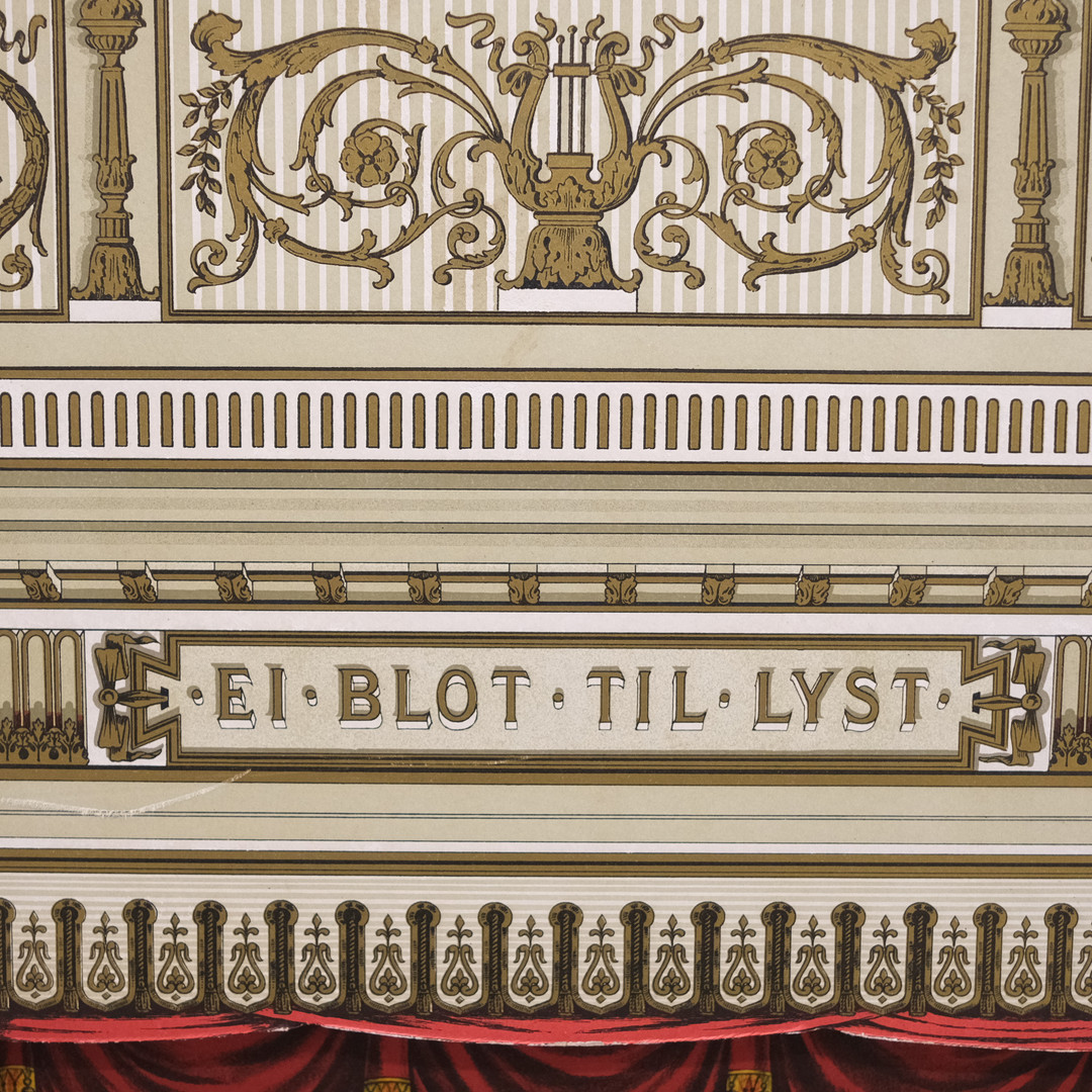 DOCKTEATER, "EJ BLOT TIL LYST", DEN KONGELIGE TEATER KÖBENHAVN.