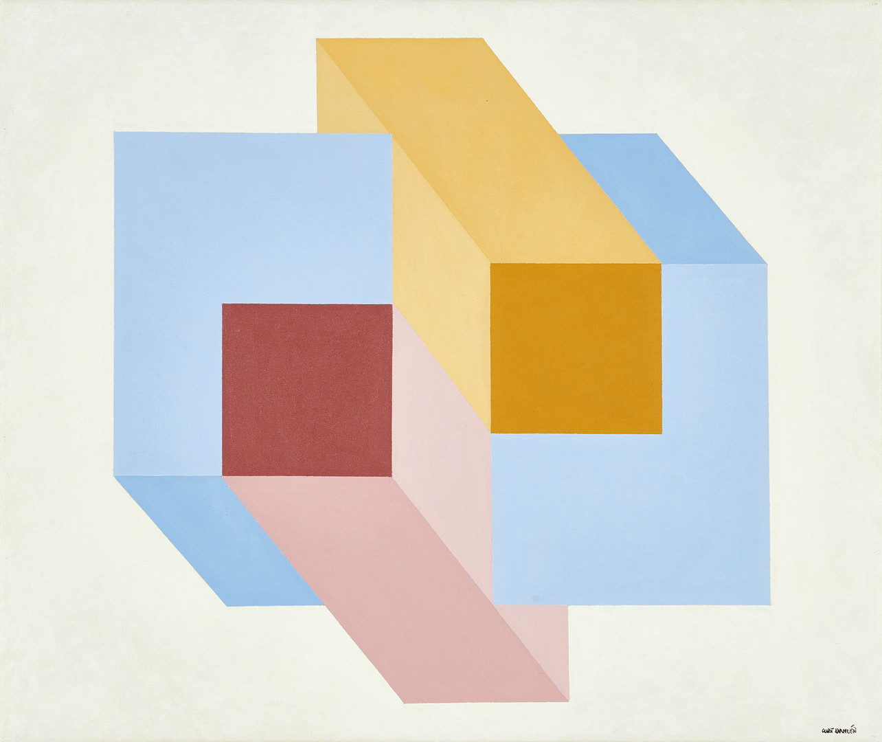 CURT DAHLÉN (Sverige, 1931–2025), "Light III", signerad, akryl på duk.