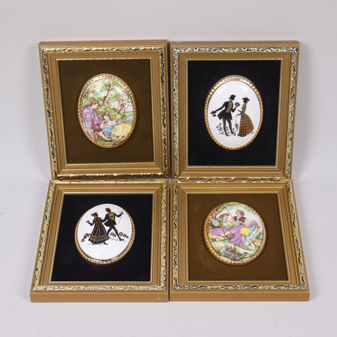 PORSLINSTAVLOR, Harleigh China, Staffordshire, England, 4 st.