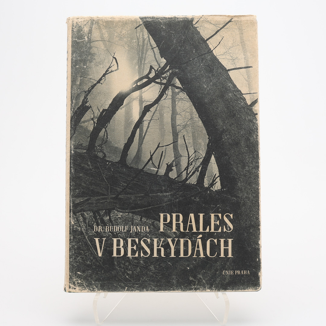 FOTO. DEN TJECKISKE FOTOGRAFEN RUDOLF JANDAS PRALES V. BESKYDACH I FÖRSTA UPPLAGAN 1943 - SUGGESTIV SKOG, SKOG OCH ÅTER SKOG.