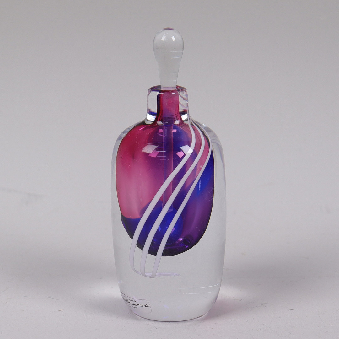 FLAKONG, Strömbergshyttan, glas.