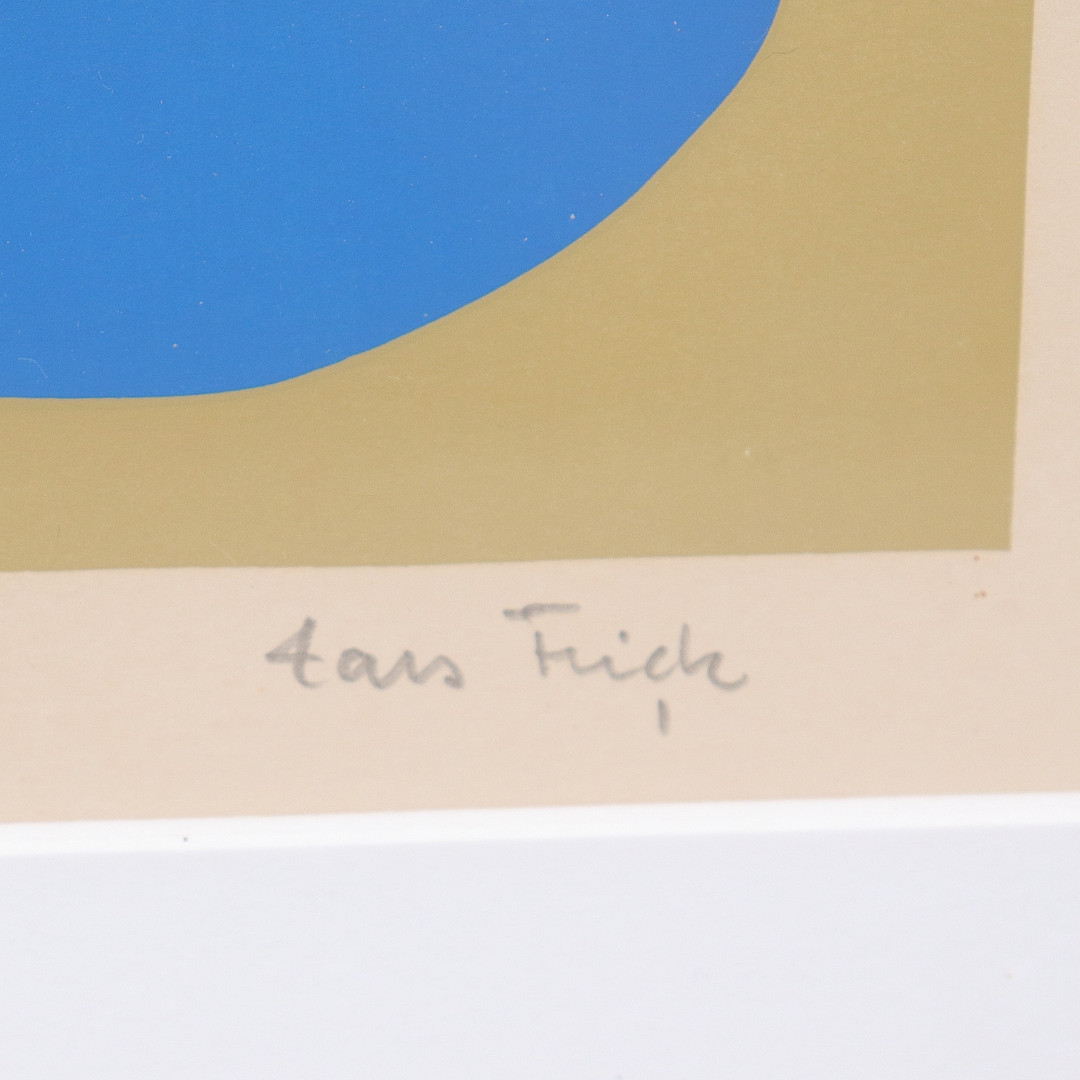 LARS FRICK. litografi, afrikansk kvinna.
