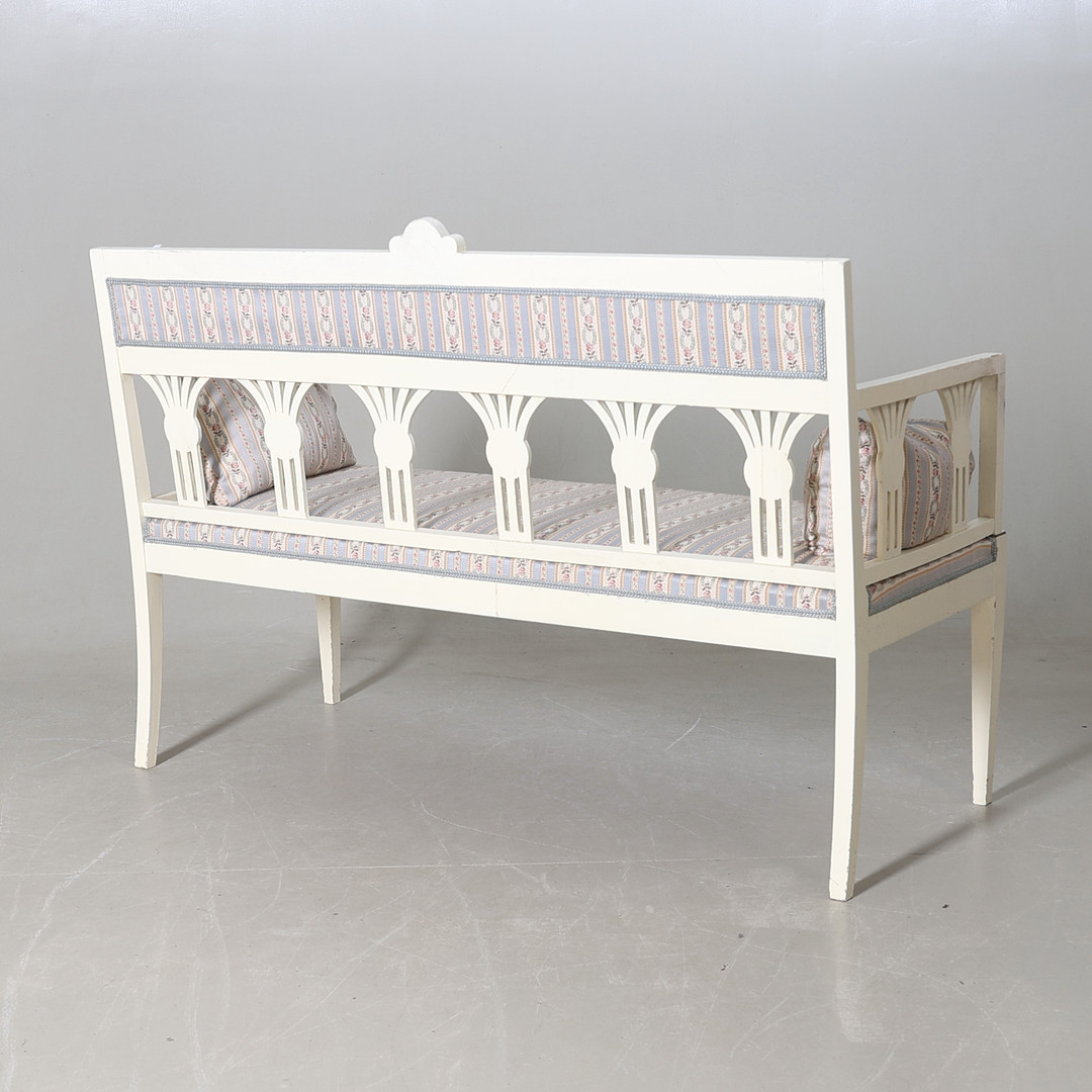 SALONGSGRUPP, 6 delar, gustaviansk stil, 1900-tal.