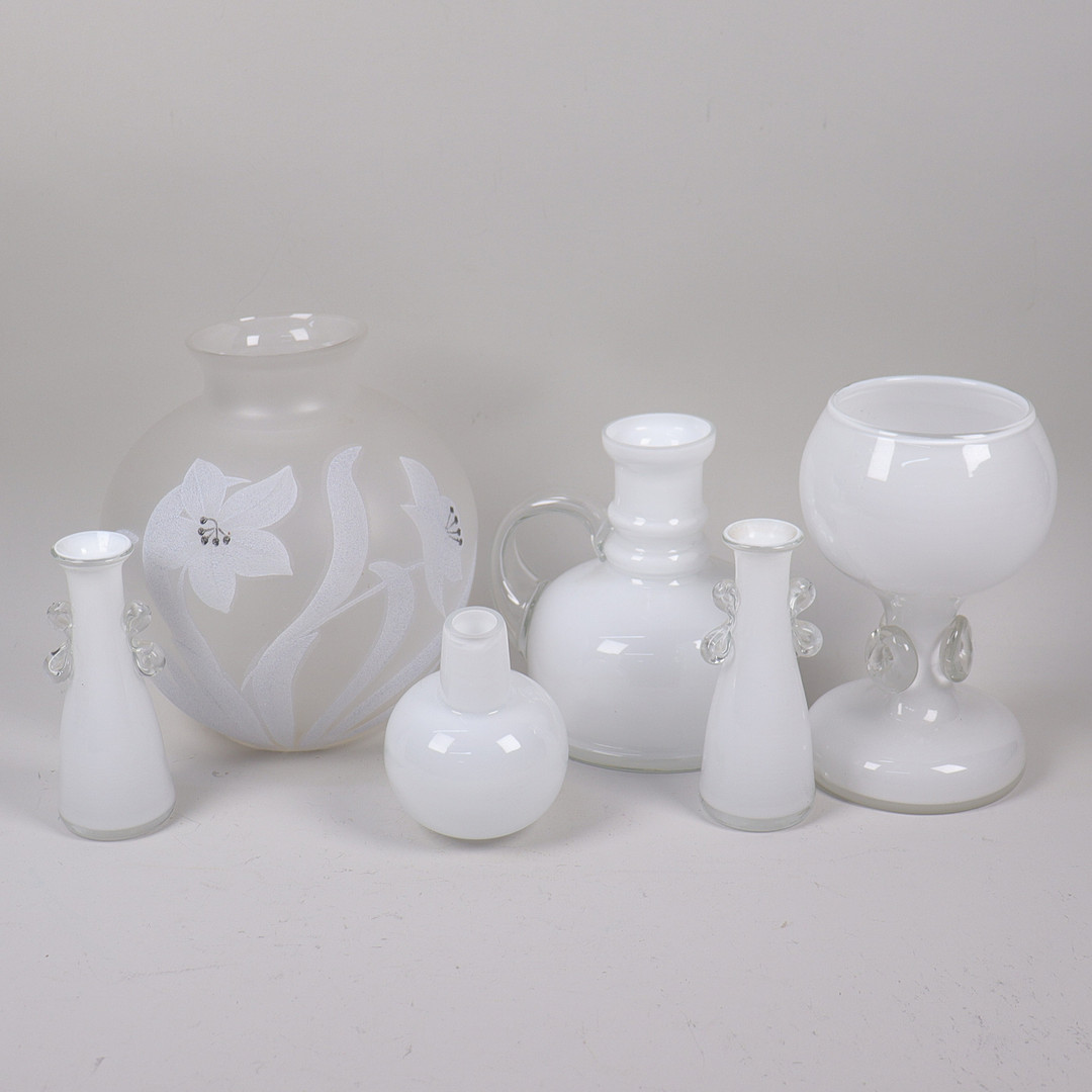 VASER, vitt glas, 6 st.