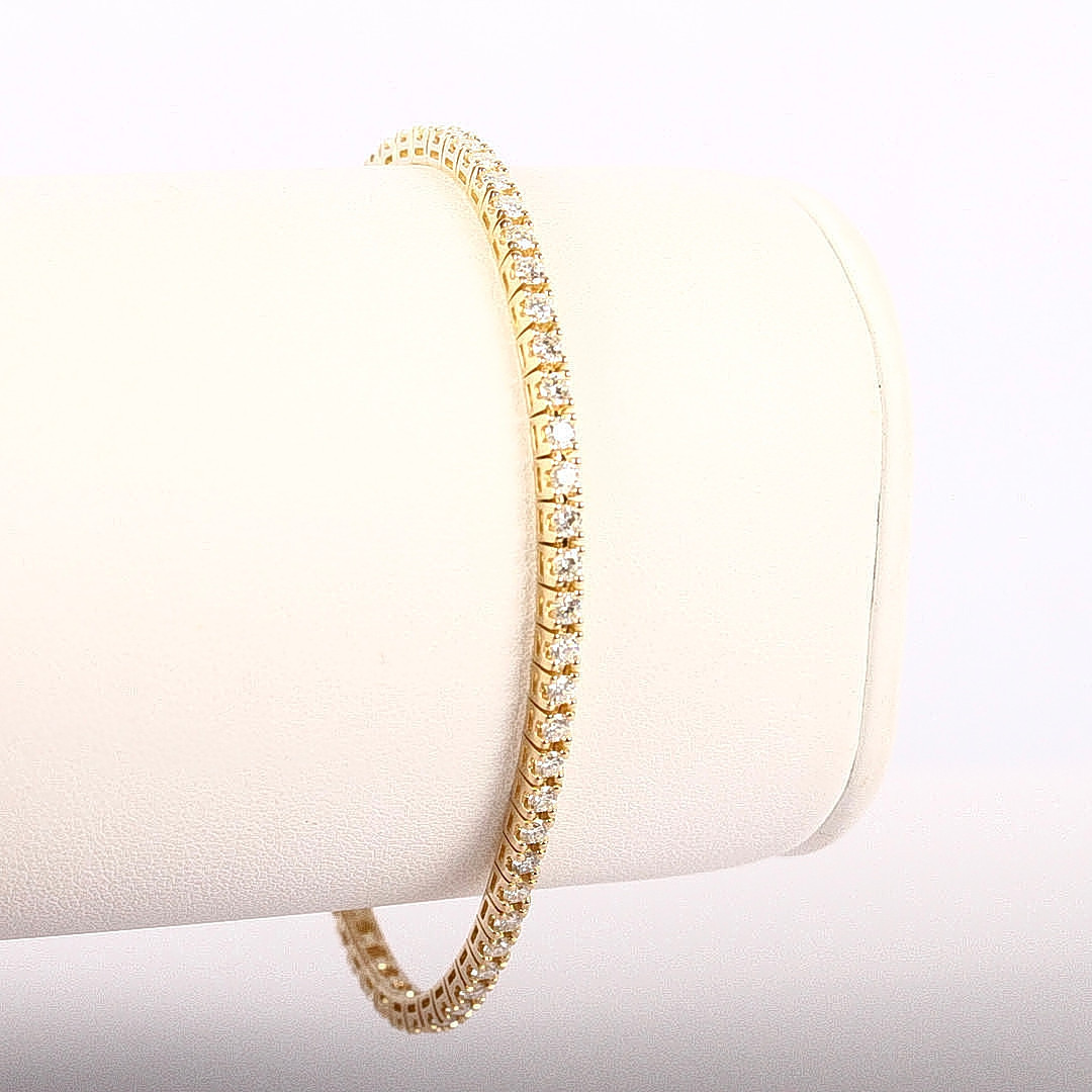 ARMBAND, tennisarmband 2,41ct, 18K.