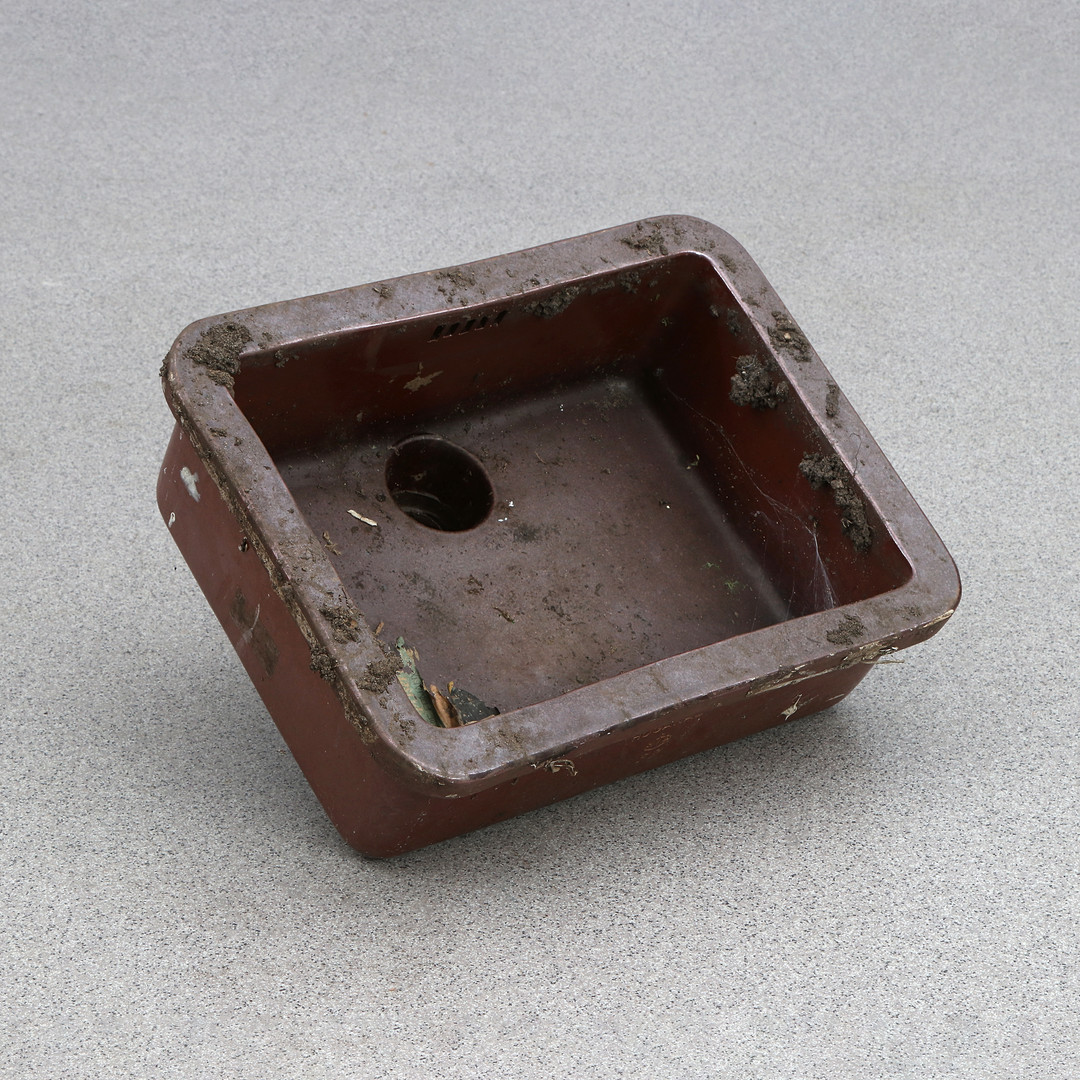 HÖGANÄS, VASK. Saltglaserat stengods. "V40". 1900-tal.