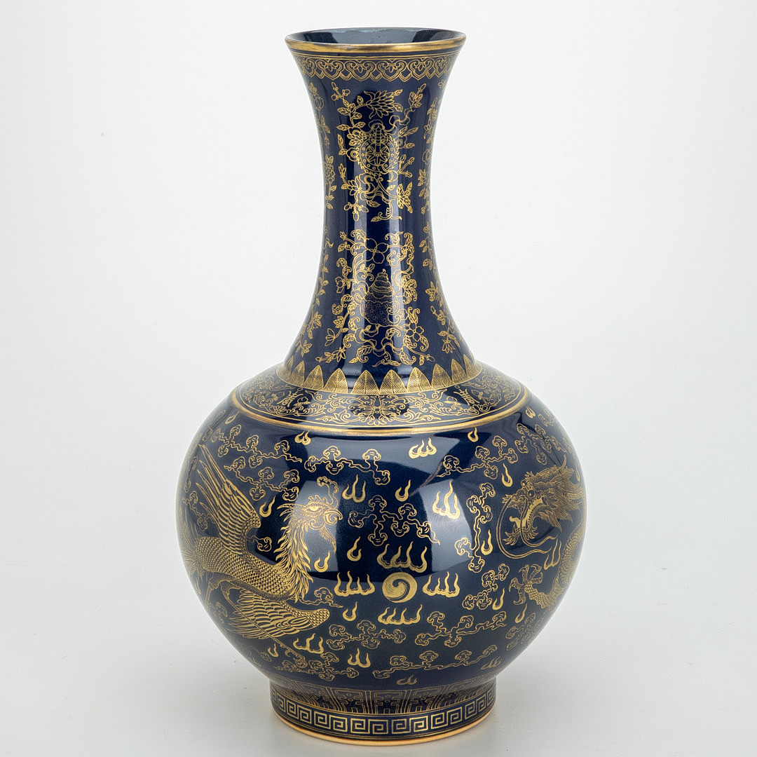 Chinesische Vase (Shangping), Guangxu-Marke.