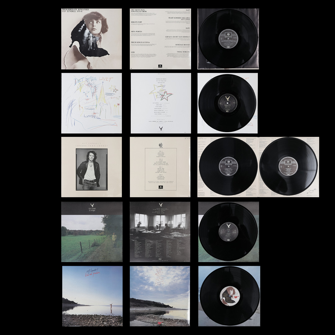 6 LP-SKIVOR, ULF LUNDELL.