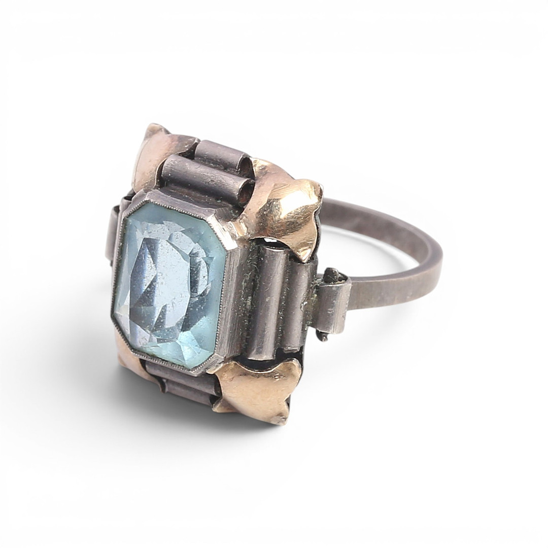 Two Art Deco Catalan rings, circa 1930.
