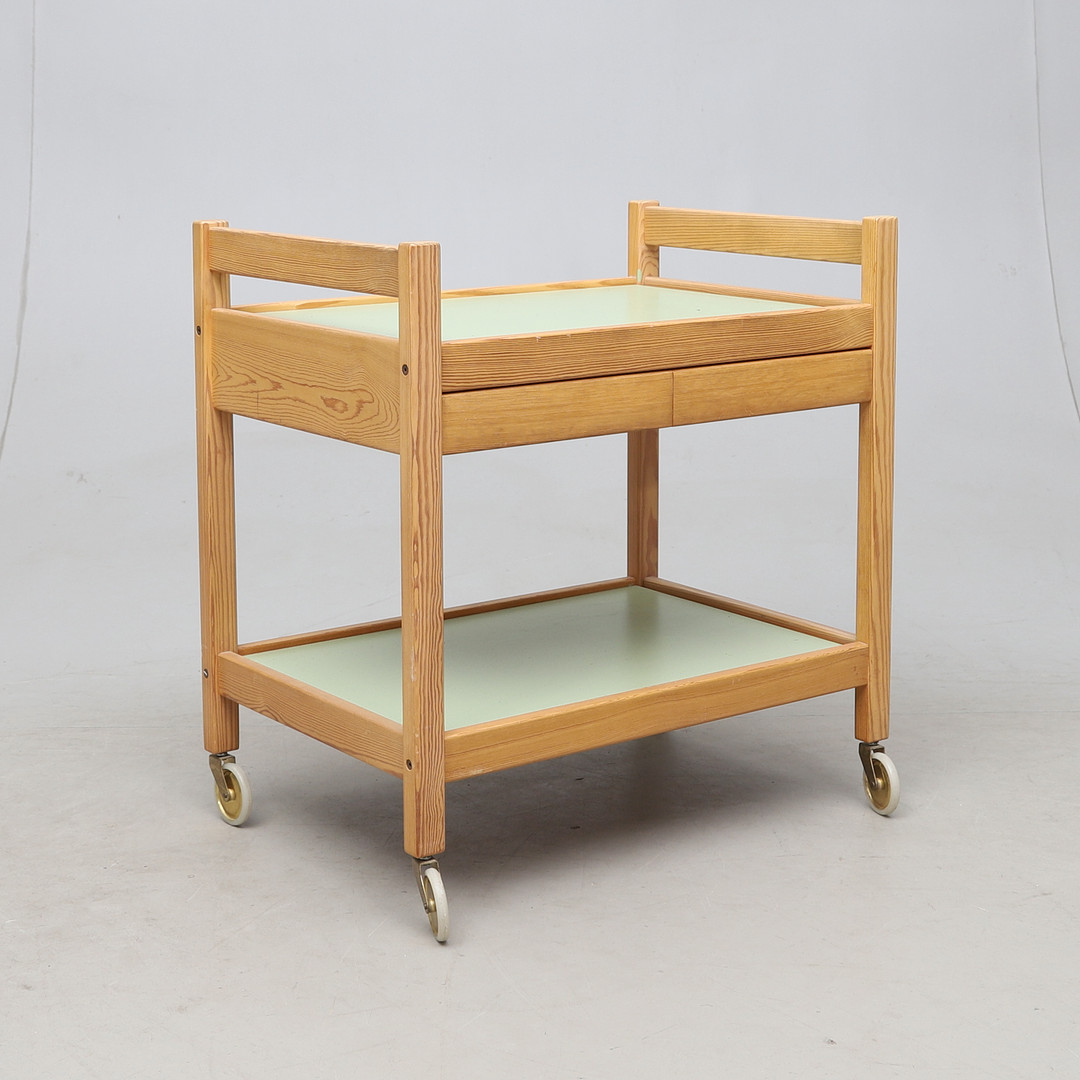 SERVERINGSVAGN, Furu, " Pinje", Ikea, 1970-tal.