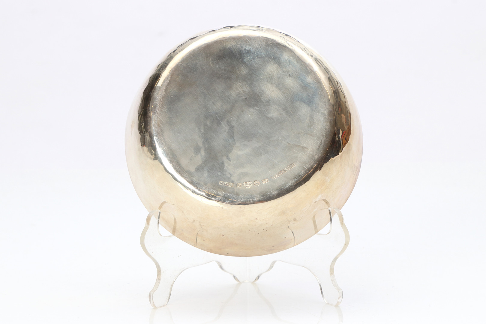 SKÅL. Hamrat silver. MGAB, Uppsala, 1968. Vikt ca 125 gram.