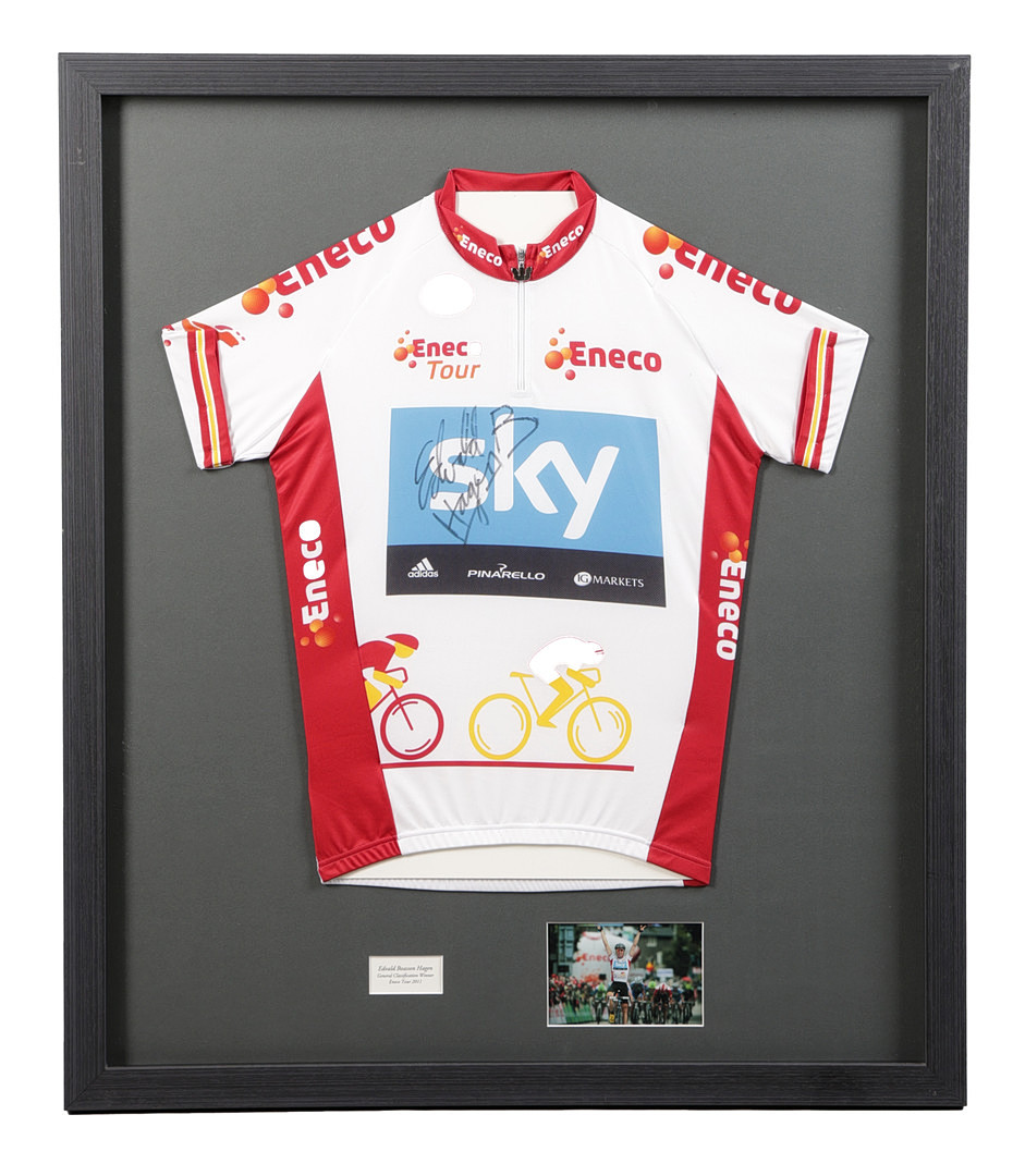 CYCLING INTEREST; EDVALD BOASSON HAGEN ENECO TOUR 2011 SIGNED JERSEY.