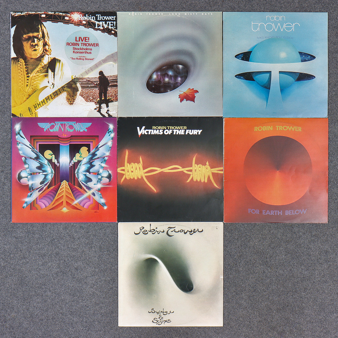 7 LP-SKIVOR, ROBIN TROWER.