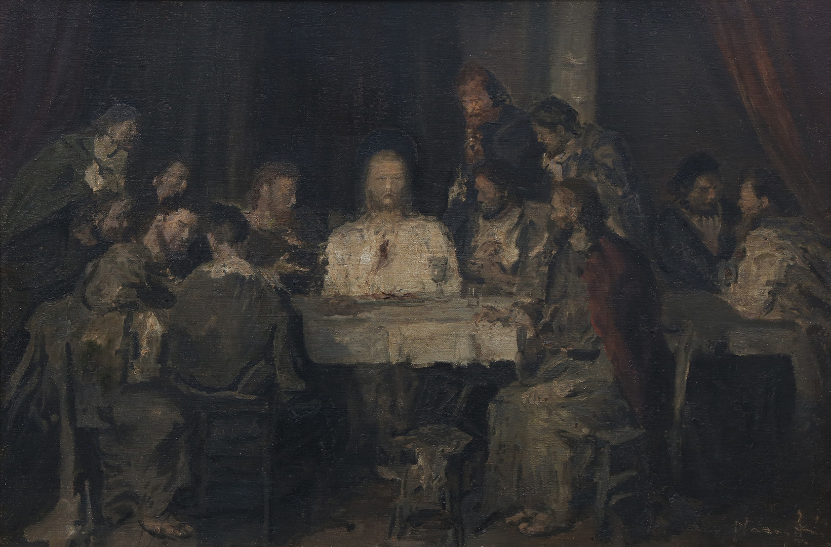 AURÉL NÁRAY. The Last Supper.