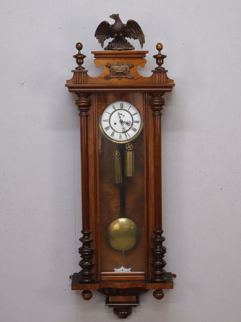 VÄGGUR, lodregulator, sent 1800-tal.