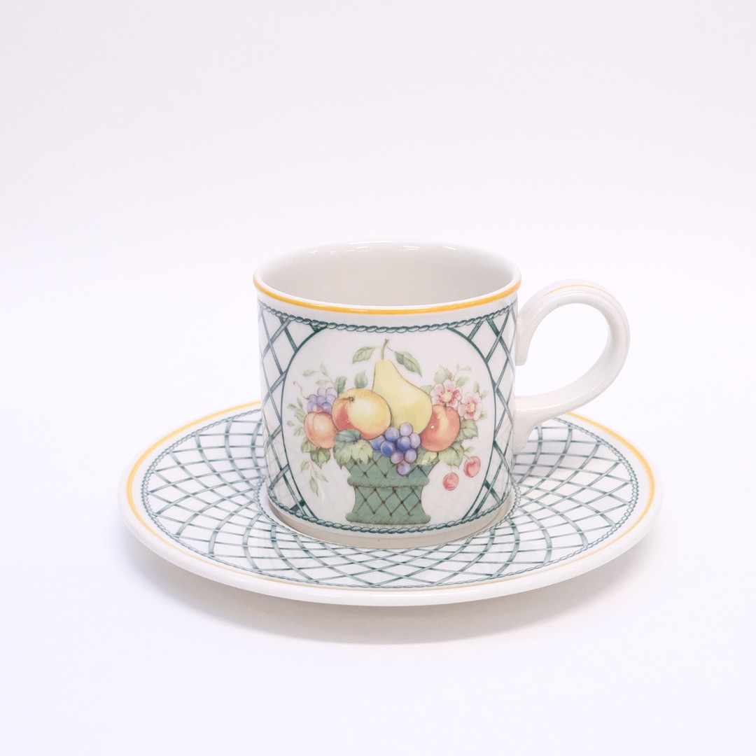 KOPPAR MED FAT, "BASKET", VILLEROY & BOCH, 20 DELAR.