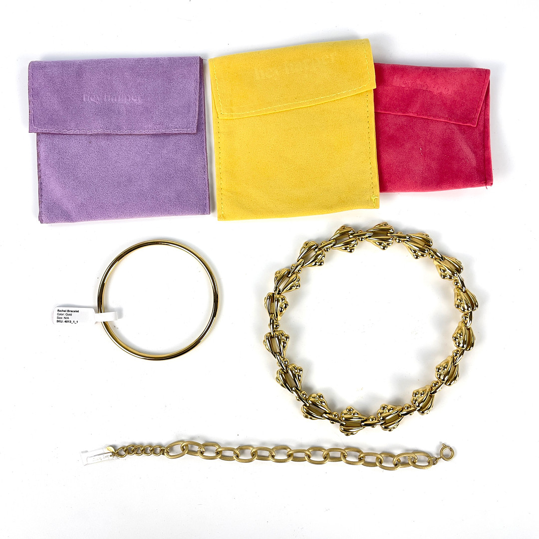 COLLIER & ARMBAND, 3 st. Hey Harper, metall/rostfritt stål, samtida.