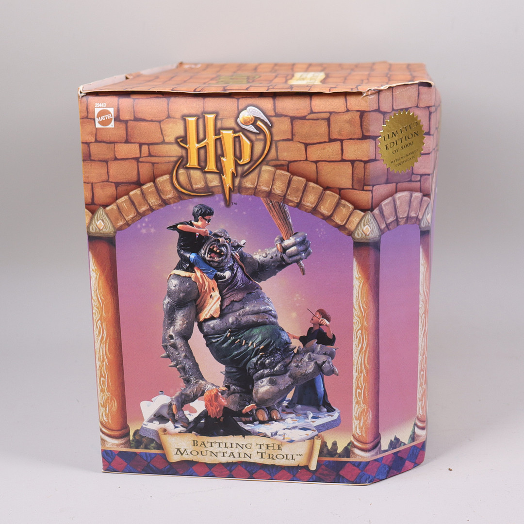 HARRY POTTER, Matell, "Battling the Mountain Troll", limited edition.