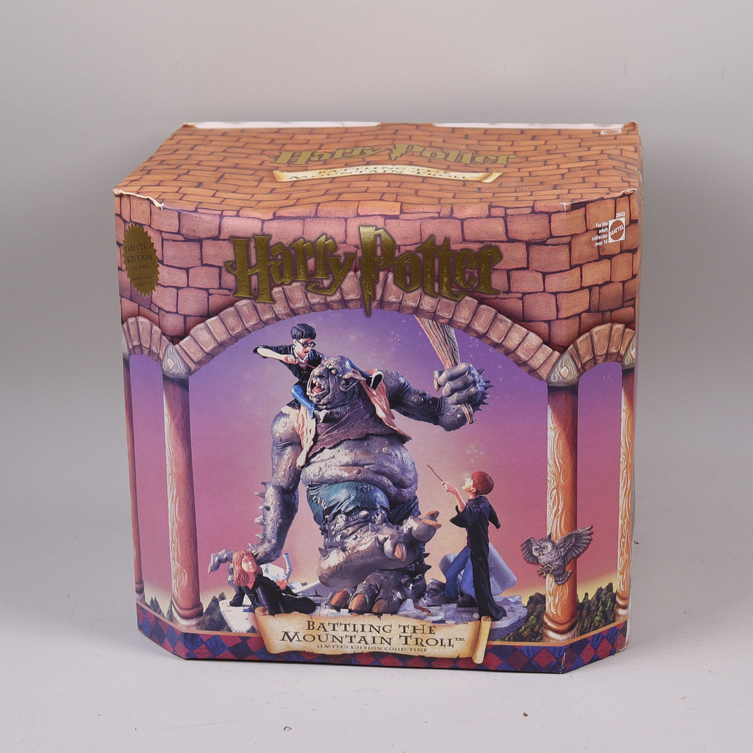 HARRY POTTER, Matell, "Battling the Mountain Troll", limited edition.